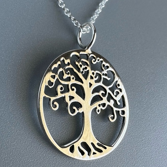 Sterling Silver Tree of Life Necklace - Picture 3 of 7